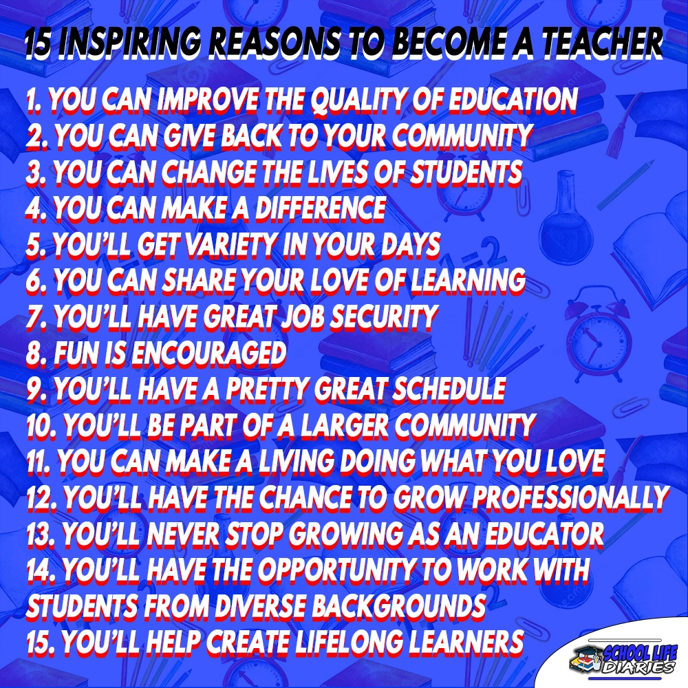 15 INSPIRING REASONS TO BECOME A TEACHER