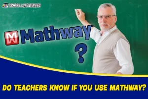DO TEACHERS KNOW IF YOU USE MATHWAY?