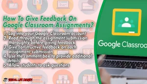 How To Give Feedback On Google Classroom Assignments