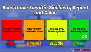 Acceptable Turnitin Similarity Report and Color