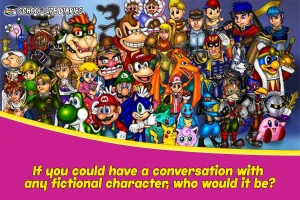 If you could have a conversation with any fictional character, who would it be