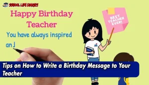 Tips on How to Write a Birthday Message to Your Teacher