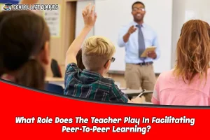 What Role Does The Teacher Play In Facilitating Peer-To-Peer Learning