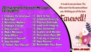 20 Inspirational Farewell Messages For Students