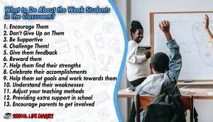 What to Do About the Weak Students in the Classroom