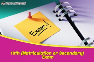 10th (Matriculation or Secondary) Exam