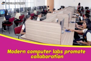 Modern computer labs promote collaboration
