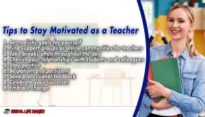 TIPS TO STAY MOTIVATED AS A TEACHER