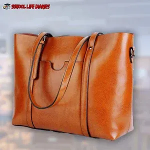 Yaluxe Leather Vintage-Style Tote