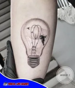 Teacher tattoos with lightbulbs